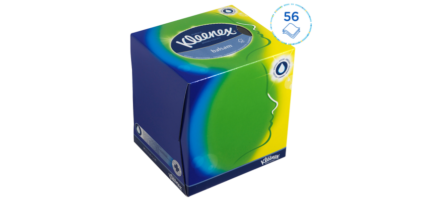 Mouchoirs triple épaisseur Kleenex - Boîte 56 feuilles