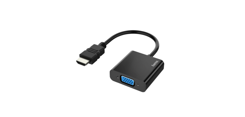 Adapter Hama HDMI-VGA schwarz