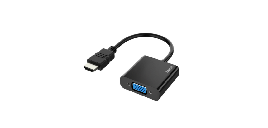 Adaptateur Hama HDMI-VGA noir