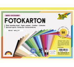 Folia photo cardboard A5 pack of 50 assorted sheets