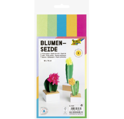 Papier de soie Folia 50x70cm 20g néon assorti 5 feuilles