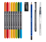 Feutre Staedltler Design Journey Aquarelle floral 12 pièces