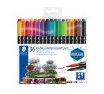Feutre Staedtler Design Journey permanent double pointe assorti 36 couleurs