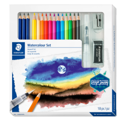 Kleurpotlood Staedtler Design Journey watercolor aquarel 18-delig
