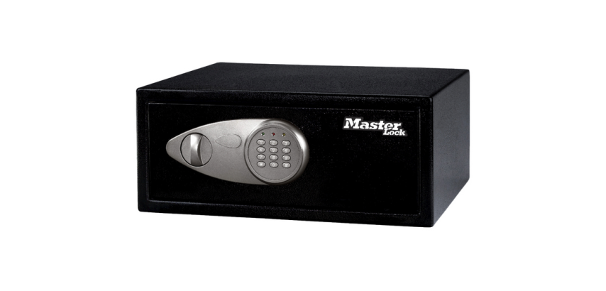 Master Lock digital combination safe 180x430x370mm black