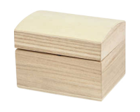 Coffret trésor Creotime 8x6x4,5cm bois