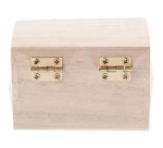 Coffret trésor Creativ Company 8x6x4,5cm bois