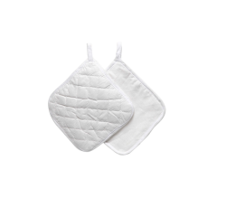 Maniques Creotime 20x20cm blanc