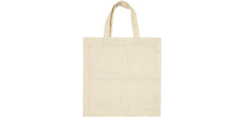 Sac Creativ Company 27,5x30cm coton naturel 5 pièces