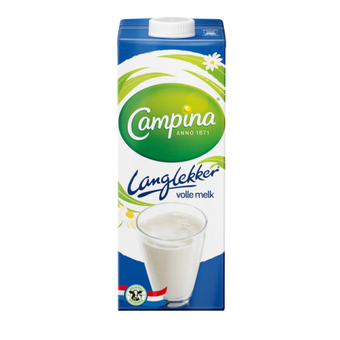 Lait Campina LangLekker entier 1 litre