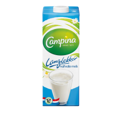 Lait Campina LangLekker demi-écrémé 1 litre