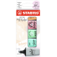 Markeerstift STABILO BOSS mini Pastellove assorti etui à 5 stuks