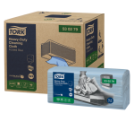 Reinigungstuch Tork Premium Heavy Duty W4 530279 gefaltet 1-lagig 4x 105 Bl. blau