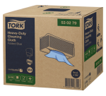 Reinigungstuch Tork Premium Heavy Duty W4 530279 gefaltet 1-lagig 4x 105 Bl. blau