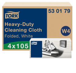 En_essui main tork format non tisse 105 fts w4 blanc        35,5x41,5cm paquet de 4