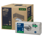 Reinigingsdoek Tork W4 Premium Industrial gevouwen 1-laags 4x120 vel grijs 520679