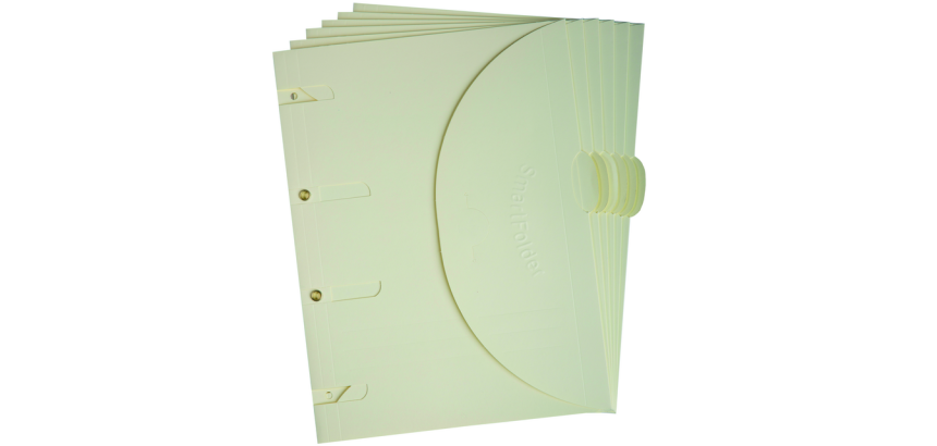 Smartfolder A4 gelochter Ordner beige 6 Stück