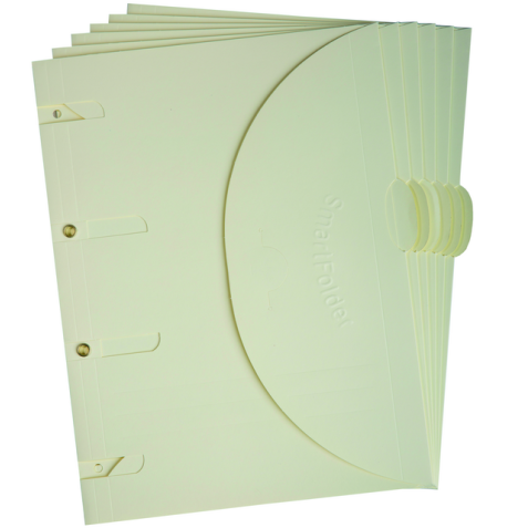 Smartfolder Tarifold A4 beige 6 pièces