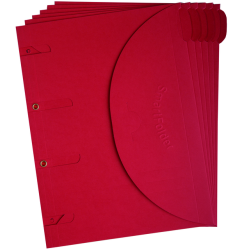 Smartfolder Tarifold A4 rouge 6 pièces