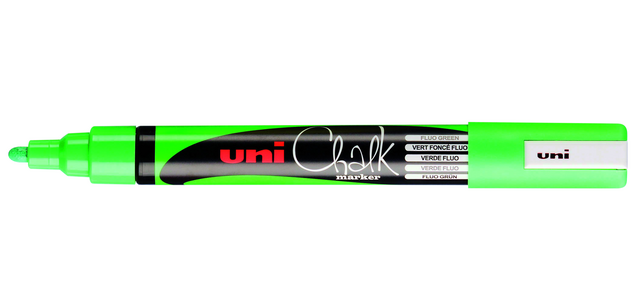 Marqueur craie Uni-ball Chalk ogive 1,8-2,5mm vert fluo