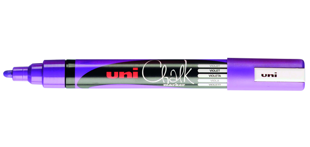 Marqueur craie Uni-ball Chalk ogive 1,8-2,5mm violet