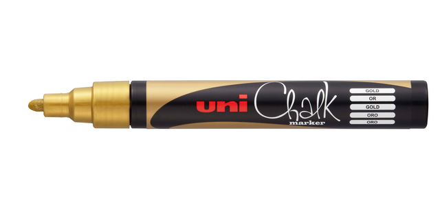 Uni-ball Chalk Marker Bullet Tip 1.8-2.5mm Gold
