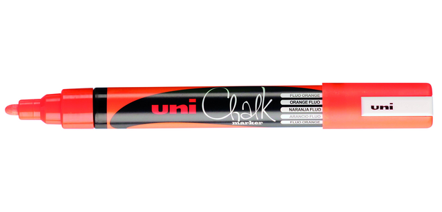 Uni-ball Chalk Bullet Tip Chalk Marker 1.8-2.5mm Fluorescent Orange
