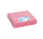 Chiffon de nettoyage Cleaninq viscose 38x40cm rose 10 pièces