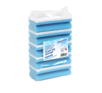 Eponge à récurer Cleaninq avec prise 140x70x42mm bleu/blanc 5 pièces