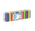 Eponge à récurer Cleaninq 90x60x30mm assorti 10 pièces