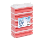 Schuurspons Cleaninq met greep 140x70x42mm rood/wit 5 stuks