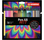 STABILO Pen 68/24 Medium Arty Case 24 Colors