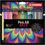 STABILO Pen 68/24 Medium Arty Case 24 Colors
