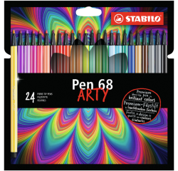Stabilo pen 68 arty felt pen multicolour 24 pc(s)