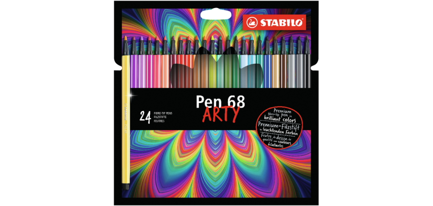 STABILO Pen 68/24 Medium Arty Case 24 Colors