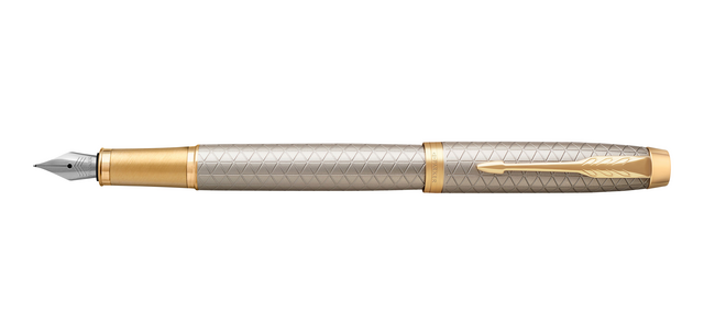 Parker IM Premium Warm Grey GT Fountain Pen F