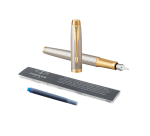 Parker IM Premium Warm Grey GT Fountain Pen F