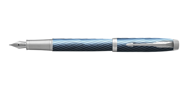 Parker IM Premium Füllfederhalter Blau CT Fein