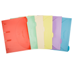 Chemise perforée Smartfolder A4 laminié assorti 6 pièces