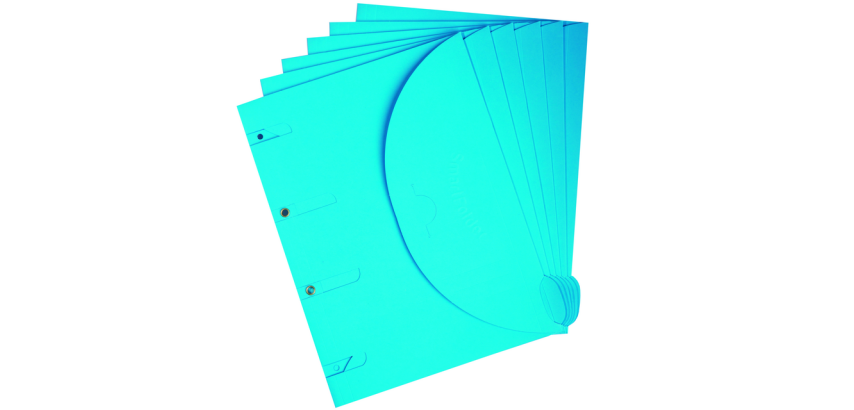 Smartfolder gelochte Mappe A4 blau 6 Stück