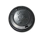 Black lid for IEZZY cup Ø63mm 100 pieces