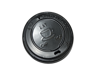 Couvercle gobelet IEZZY Ø63mm noir 100 pièces