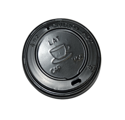 Couvercle gobelet IEZZY Ø63mm noir 100 pièces
