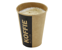 Beker IEZZY Altijd Koffie 355ml Ø90mm 50 stuks