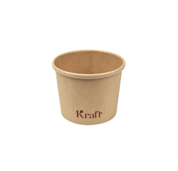 Bol à soupe IEZZY 350ml Ø98mm kraft 25 pièces