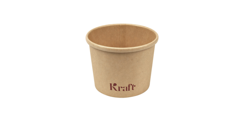 IEZZY Soup Bowl 350ml Ø98mm kraft 25 pieces