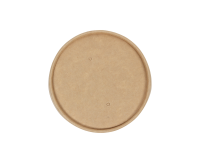 Couvercle récipient à soupe IEZZY Ø98mm kraft 25 pièces