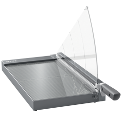 En_cizalla de palanca leitz precision office pro a3 base cristal longitud corte 457 mm capacidad de corte 25 hojas