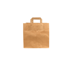 Tas IEZZY kraft papier 26x17x25cm (bxdxh) bruin 250 stuks