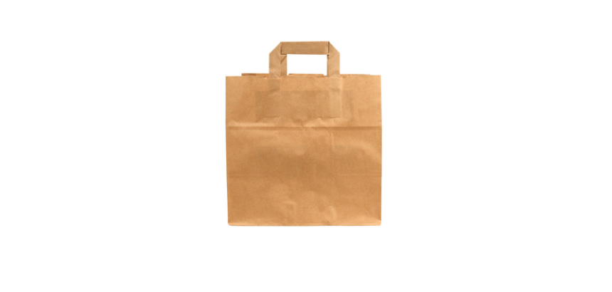 IEZZY kraft paper bag 26x17x25cm brown 250 pieces